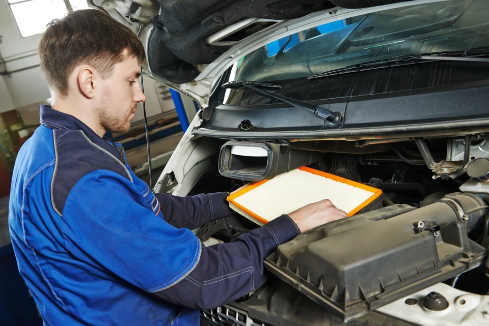 Entretien de la voiture, filtre à air remplaçant l'entretien